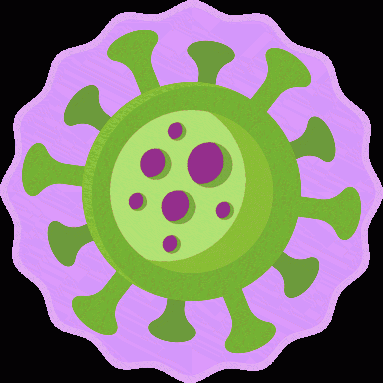 Virus to illustrate latency