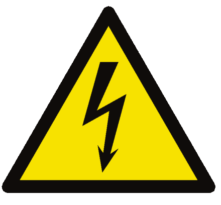 symbol for electrical hazard